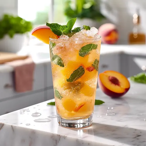 Classic Peach Mojito Recipe (Cocktail)