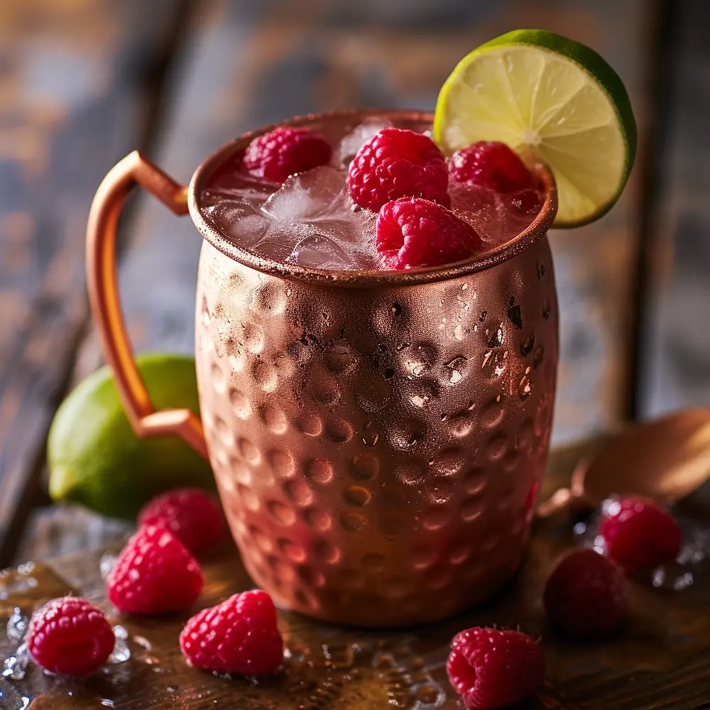 Best Raspberry Mule Recipe (Ginger Beer Cocktail)